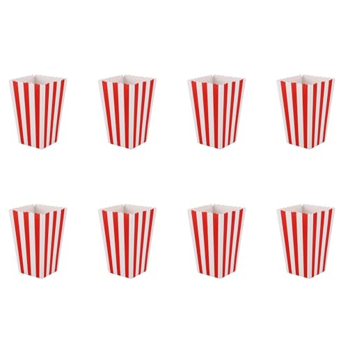 Akfldms 96 Cinema Treat Party Pequeñas Bolsas de Dulces para Palomitas de Maíz Cajas, Rojo