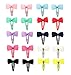 Ruyaa 2" Baby Girls Snap Clips with Bows No Slip Barretters for Toddlers Kids 20pcs
