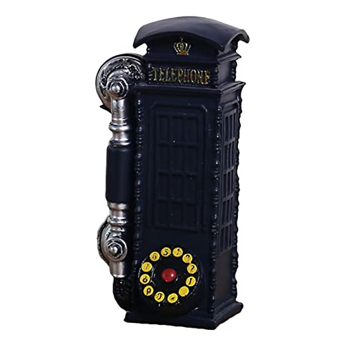 Réplique de téléphone antique avec finitions soignées ornements de bureau nostalgiques rétro