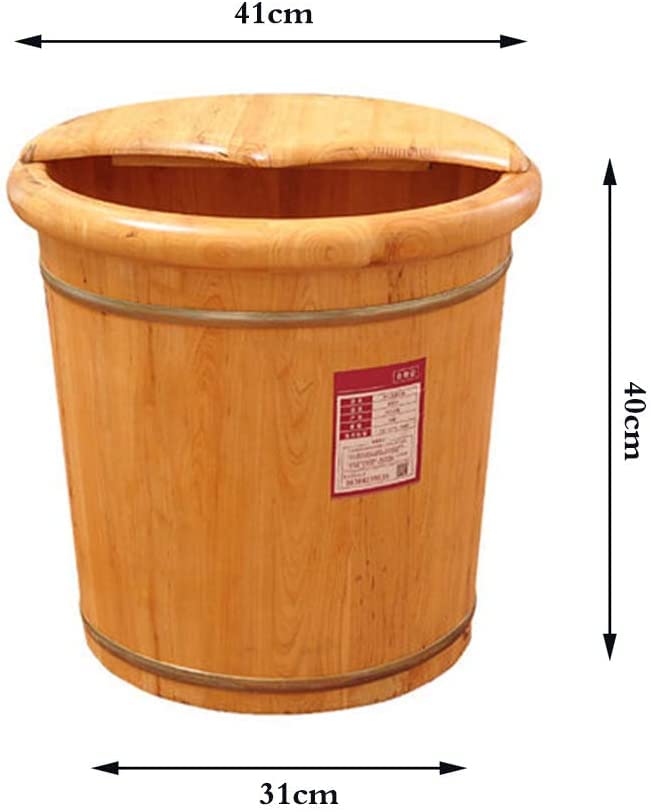 Balde para baño de pies de madera para adulto miniatura 6