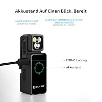 OLIGHT Oclip 2 Ultra Premium, Taschenlampe LED Aufladbar mit Ladestation – Ansicht 3