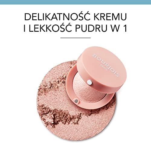 Bourjois Little Round Pot matowy cień do powiek, paleta cieni do powiek, efekt do 24h, nr 02 - Iridescsand