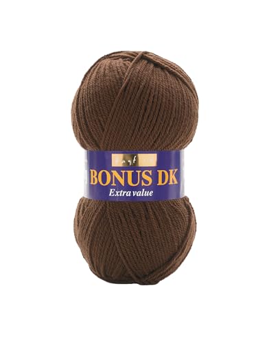 Hayfield Bonus DK Double Knitting, Chocolate (947), 100g by Sirdar