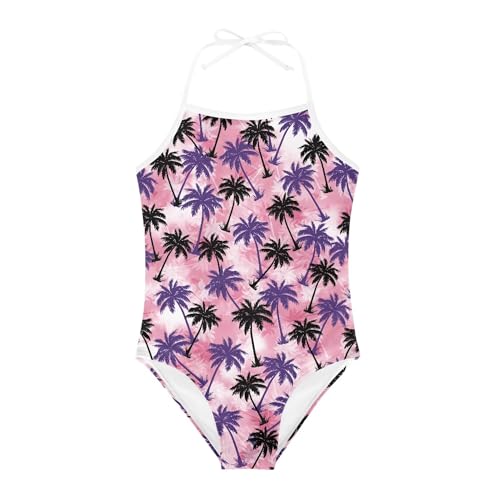 Girls' One-Piece Swimwear Sport Halter Swimsuit Beach Bathing Suit