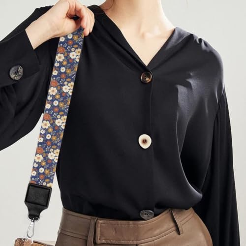 Image of Adjustable Purse Strap Replacement, Wide Shoulder Canvas Bag Strap, Crossbody Handbag Strap