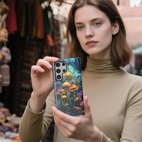Coque Samsung S24 Ultra évite rayures et chocs motif champignons mignons - 7