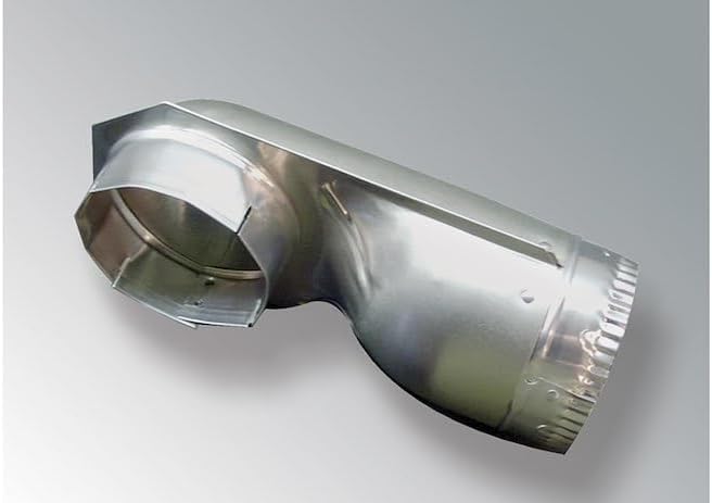 Clothes Washer/Dryer Vent Elbow Splendide Used For Close-Wall Dryer Installation Turns 90 Degree Within 4-1/2 Inch Aluminum
