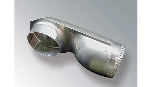 Clothes Washer/Dryer Vent Elbow Splendide Used For Close-Wall Dryer Installation Turns 90 Degree Within 4-1/2 Inch Aluminum