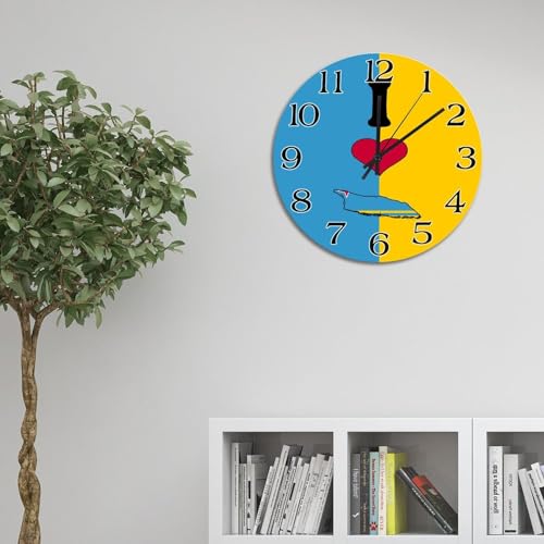 Horloge murale Aruba grand format au design rustique haut de gamme