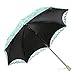LCY Embroidered Lace Double-deck Anti-UV Parasol Sun/Rain/Snow Folding Umbrella-Purple