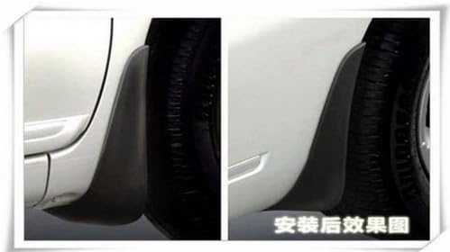 Miniatura 6 de 4 piezas de protectores de lodo y salpicaduras para parachoques delanteros Compatible con 1998 1999 2000 2001 2002 2003 2004 2005 VW GOLF MK4 JETTA