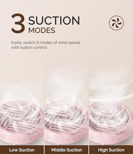 Melodysusie Nail Dust Collector,Compact Vacuum Fan Dust Collector For Beginner With Reusable Filter,Hpro Powerful Dust Suction Machine Manicure Pedicure Tool For Acrylic Nail Polishing,Salon & Home thumb #3