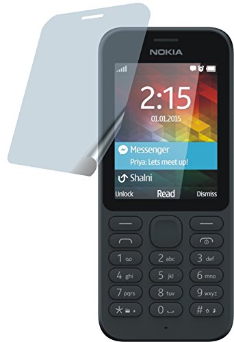 Preisvergleich Produktbild 4ProTec Nokia 215 (2 Stück) Premium Displayschutzfolie Bildschirmschutzfolie ANTIREFLEX - Kratzfest UND PASSGENAU