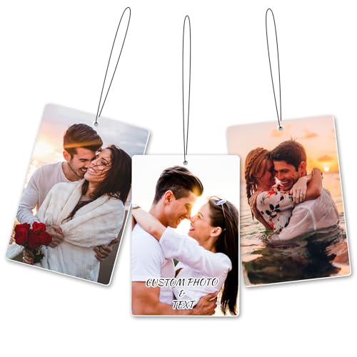 Custom Air Fresheners with Picture - Personalized Double Sided Photo