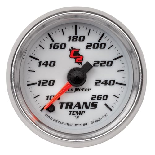 Auto Meter 7157 C2 Full Sweep Electric Transmission Temperature Gauge