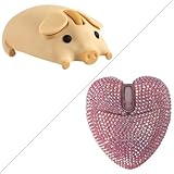 Wireless Mouse Cute Pig Design Bluetooth Dual Mode Portable Compact Lightweight Silent Optical Kawaii Mice Kids Girls Student School Office Gift,Cute Love Heart Silent Portable Wireless Bluetooth Mice
