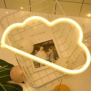 Led neonlicht teken maanster hart nachtlampje voor kinderkamer muur kunst romantisch kerstverjaardagscadeau