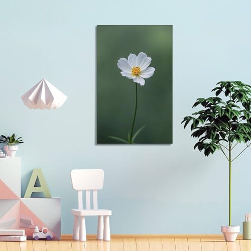 Cosmos blanche décoration murale moderne à suspendre de 40x60cm - 4