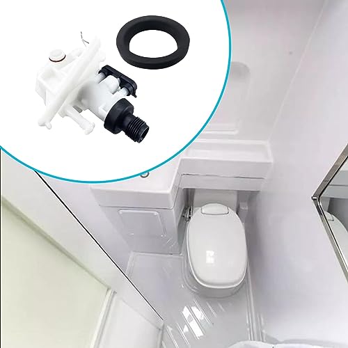Image of 1 PC 31705 RV Toilet Valve Replacement Kit Compatible with Thetford Aqua Magic V, RV Toilet Replaces Part Fits All Aqua Magic V High and Low Models (White)