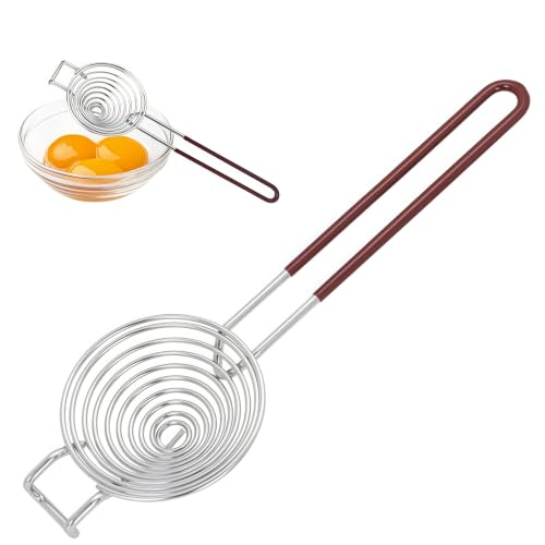 uvbws Stainless Steel Egg Separator Egg Yolk White Separator