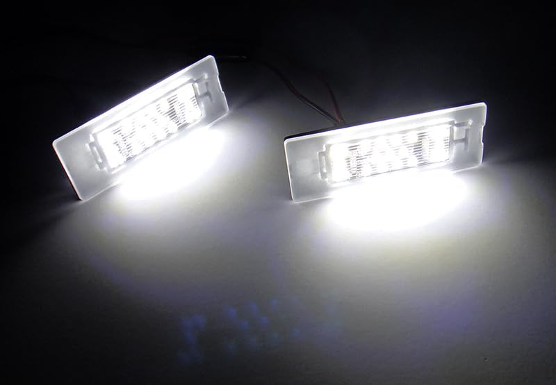 RZG Set di 2 luci per targa LED per 2003-2012 Panda 169 2012-2023 Panda 312/319