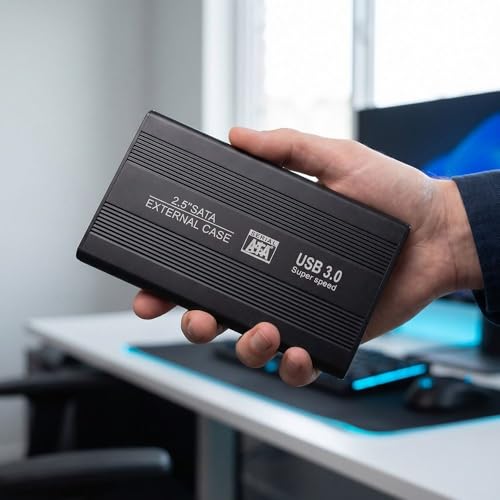 Caja externa para disco duro SATA 2.5 pulgadas USB 3.0 miniatura 3