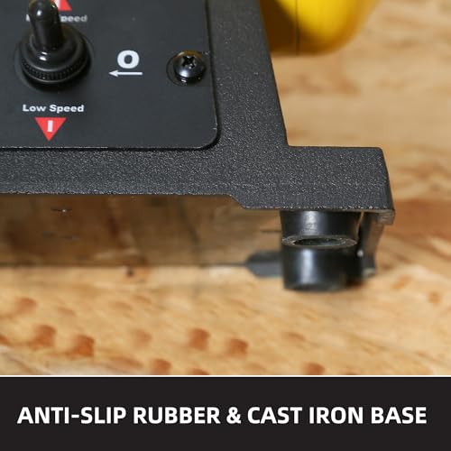 image for Woodskil Dual Speed Bench Buffer Polisher 1.8/3.1A, 8 inch Jewelry Buf