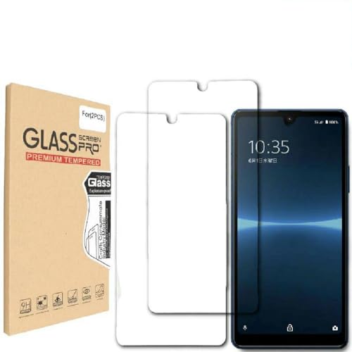 2���Z�b�g Xperia Ace II �K���X�t�B���� SO-41B �Ή� �����K���X �t�� �ی�t�B���� �w��F�ؑΉ� �d�x9 H �ϏՌ� ��U�h�~ �\��t���ȒP �C�A�[�� �w��h�~ ���E���h�G�b�W���H