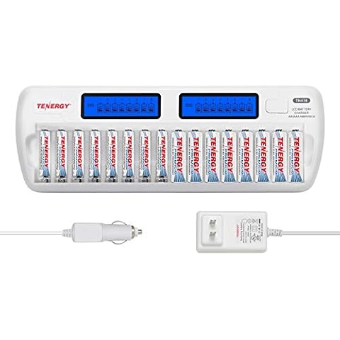 Tenergy TN438 16-Slot Battery Charger Set Cover