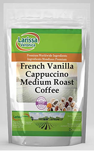 Café French Vanilla Cappuccino en grano 8 oz 2 pack