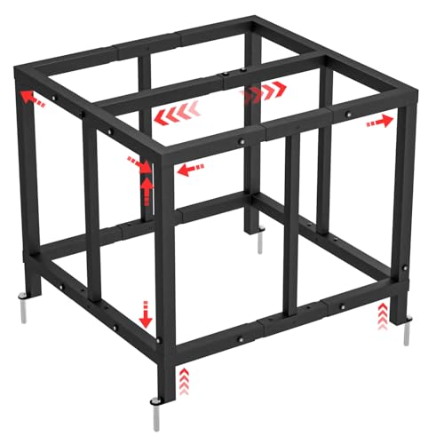 Upgrade Multi-Directional Adjustable Size Heavy-Duty Steel AC Security Cage, 31.1–42.5''W, 24.4–42.5''H, Enhanced Anti-Theft Screw Design, Suitable for Most Standard-Sized Air Conditioning Units