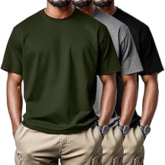 Black, Light Gray, Army Green