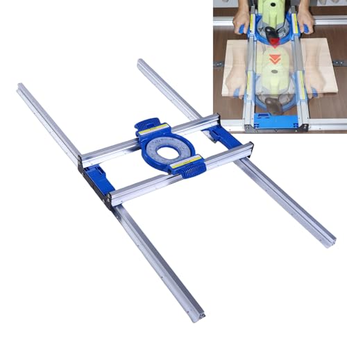 Ejoyous Chariots de Fraisage Précis pour Panneaux de Bois, Chariot de Défonceuse, Gabarit de Rabotage, Fraiseuse pour Plateau de Table avec Rail en Aluminium et Faible...