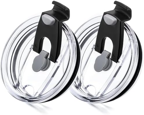20oz Replacement Lids for Yeti Tumblers, 2 Pack Spill Proof Lids ...