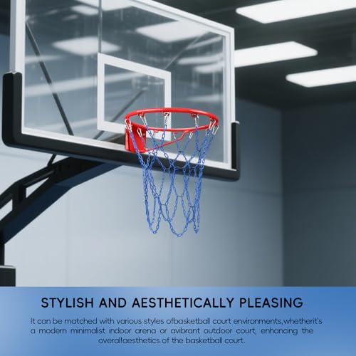 Image of Basketball Net Heavy Duty Replacement,Carbon Steel Chain Basketball net