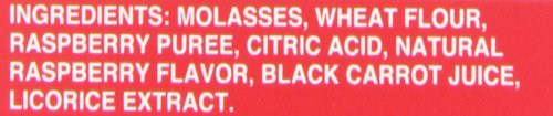 Panda All Natural Licorice Chews Raspberry, 7-Ounce Packages (Pack of 12)