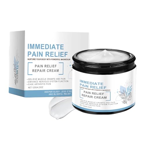 shpuuyy Crema para Articulaciones y Rodillas - 120 g Crema de Penetración Profunda para Articulaciones y Músculos - Bálsamo Tópico No Graso para Reparación en Hombros Rodillas Espalda Pies Cuello