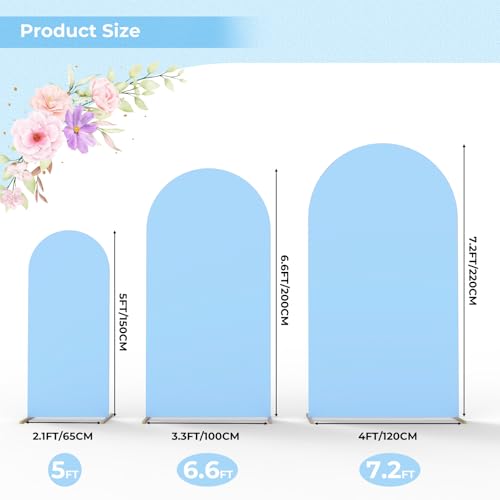 Funda para Arco Babenest Baby Blue Juego de 3 miniatura 4