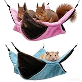 Amaca per piccoli animali - Area applicabile: accessori per ratti adatti a piccoli animali domestici come criceti, porcellini d'India, draghi della barba, conigli, scoiattoli, ricci. Questo è il regalo perfetto per il tuo adorabile animale domestico. Questo comodo letto a criceto è un rifugio sicuro o un comodo letto per il vostro piccolo animale domestico o porcellino d'India