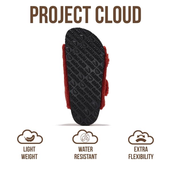 Image of Project Cloud 100% Genuine Leather Footbed Sandals for Women 2026 Comfortable Beach Essentials Womens Sandals Memory Foam Vacation Essentials Slides for Women Footwear (Santorini)