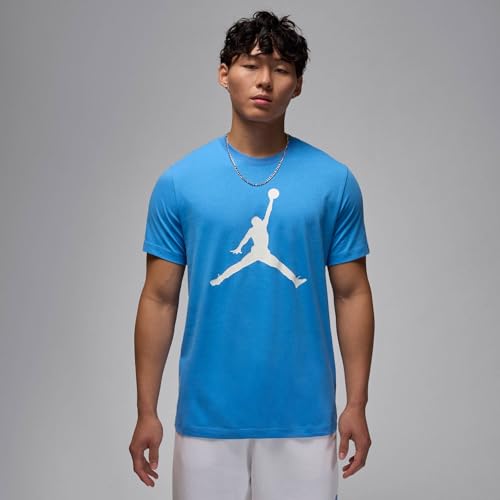 Nike Jordan Jumpman Crew Camiseta para Hombre Legend Blue/White M