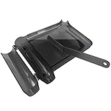 Right Hand Pill Counting Tray with Spatula (Black, L Shape)