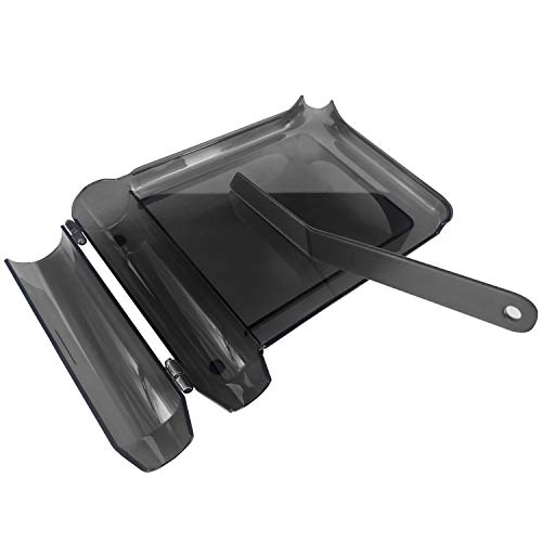 Medarchitect Right Hand Pill Counting Tray with Spatula (Black - L Shape)