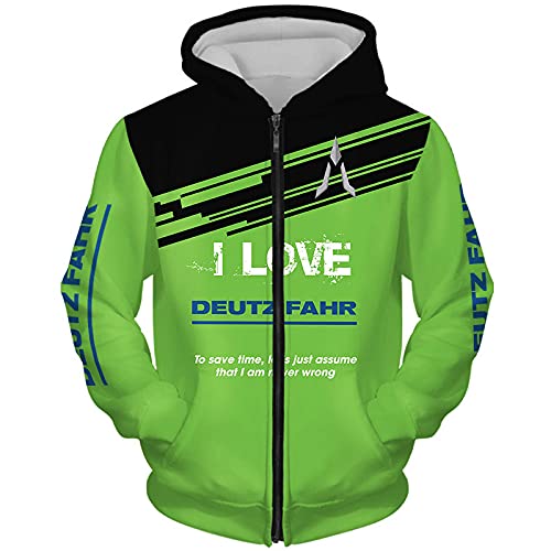 SPONYBORTY Capucha Chaqueta Hombre Y Mujer For DEu-Tz 3D Completo Impresión Cárdigan Delgado Casual Poliéster Sweatshirt Suelto/A Cover