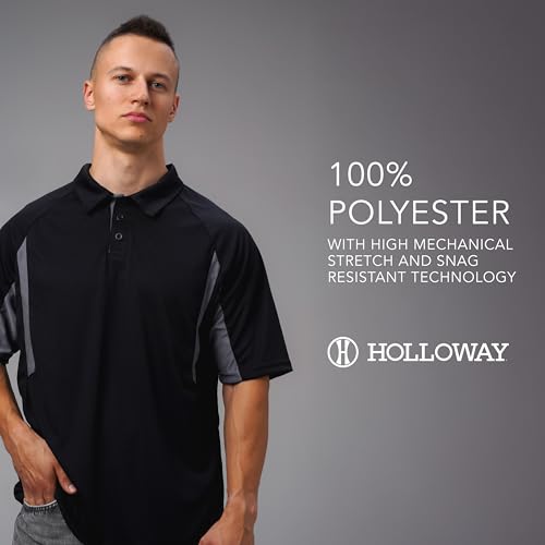 Holloway Avenger Golf Shirts for Men, Tag-Free Athletic Short Sleeve Polo4