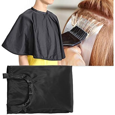 Fashionable Simple Hairdressing Shawl Makeup Haircut Cape Makeup Shawl Hairdressing Styling Barber(black) Cover