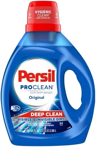 Persil ProClean Liquid Laundry Detergent, Original, 100 Fluid Ounces, 64 Loads