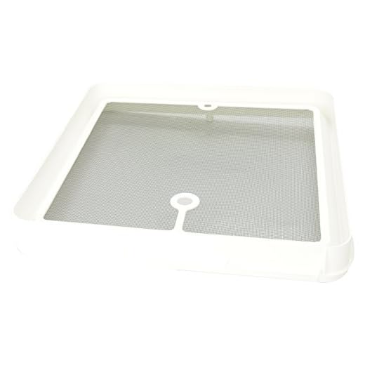 Heng's JRP1124R Radius Corner Screen for Jensen Roof Vents - White