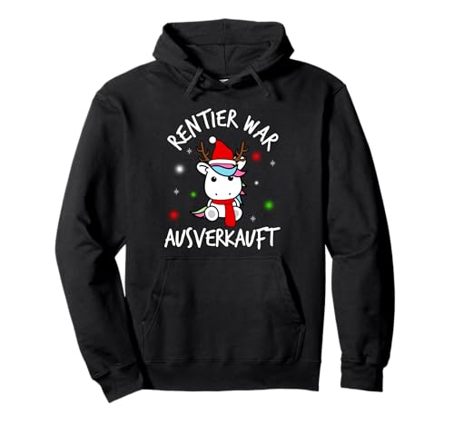 Rentier WAR AUSVERKAUFT Lustiges Rentier Weihnachten Pullover Hoodie