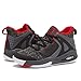 AND1 Takeoff 3.0 Girls & Boys Basketball Shoes, Boys High Top Sneakers - Black/Dark Grey/Red, 7 Big Kid